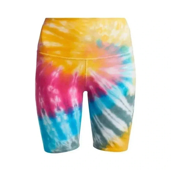La Detresse Tie Dye High Waist Bike Shorts in Tropicali NWT S - Picture 6 of 6